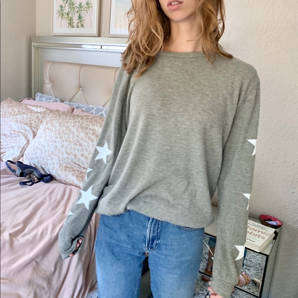 COPY - Made in USA Star Crew Neck Sweater - Picture 2 of 2
